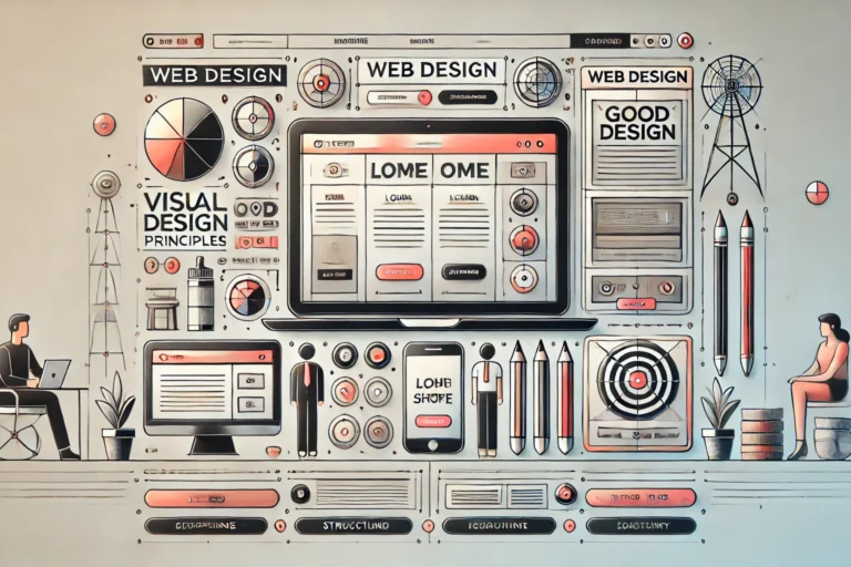 diseño web sin jerarquía visual