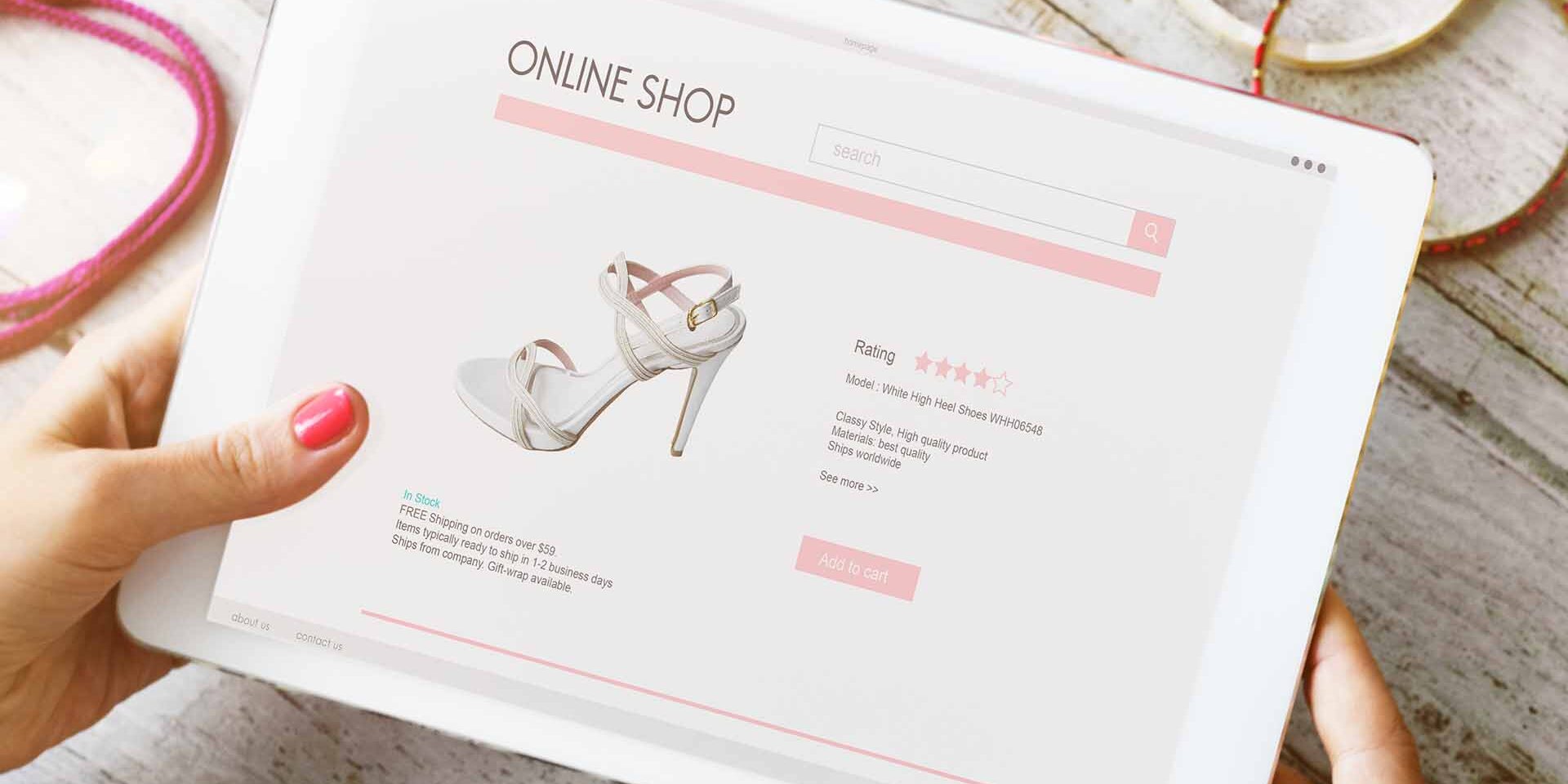 mejor estructura de menú para una tienda online