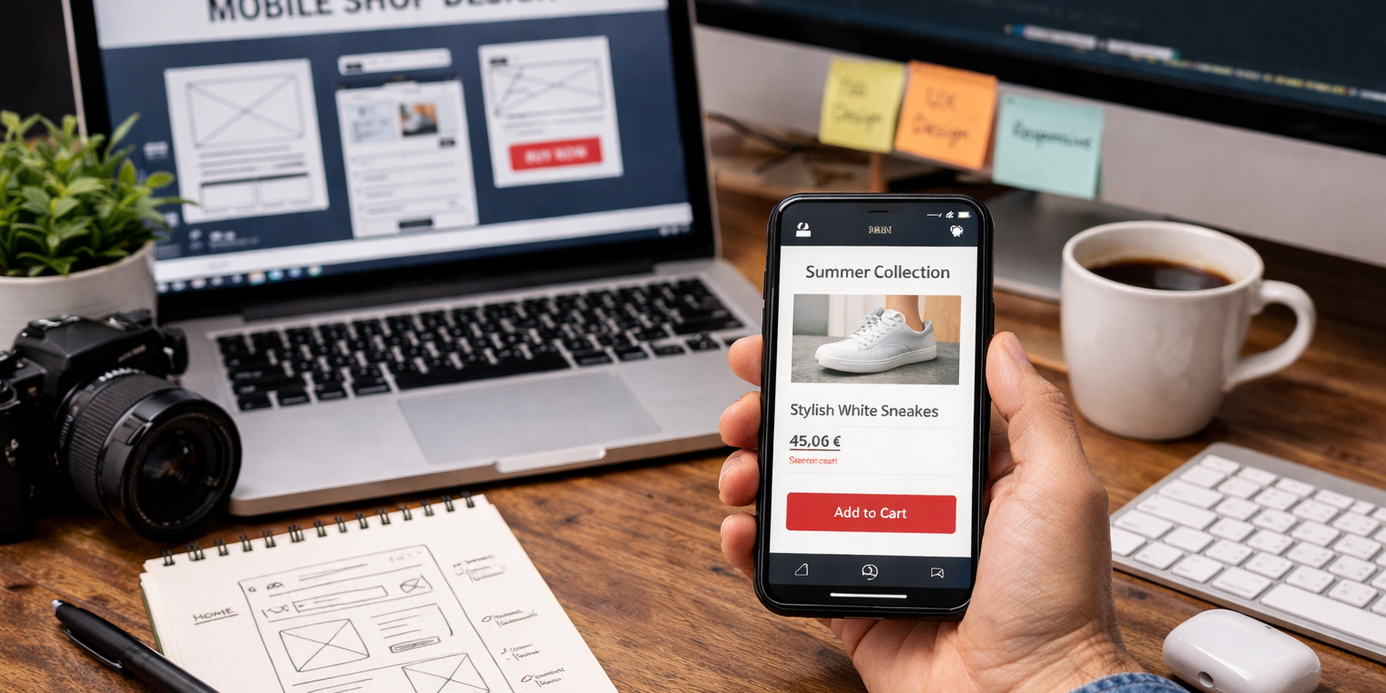 diseñar una tienda online para móviles