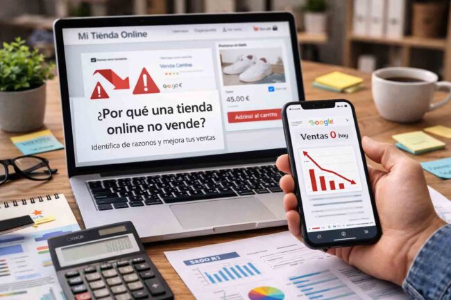 por qué una tienda online no vende