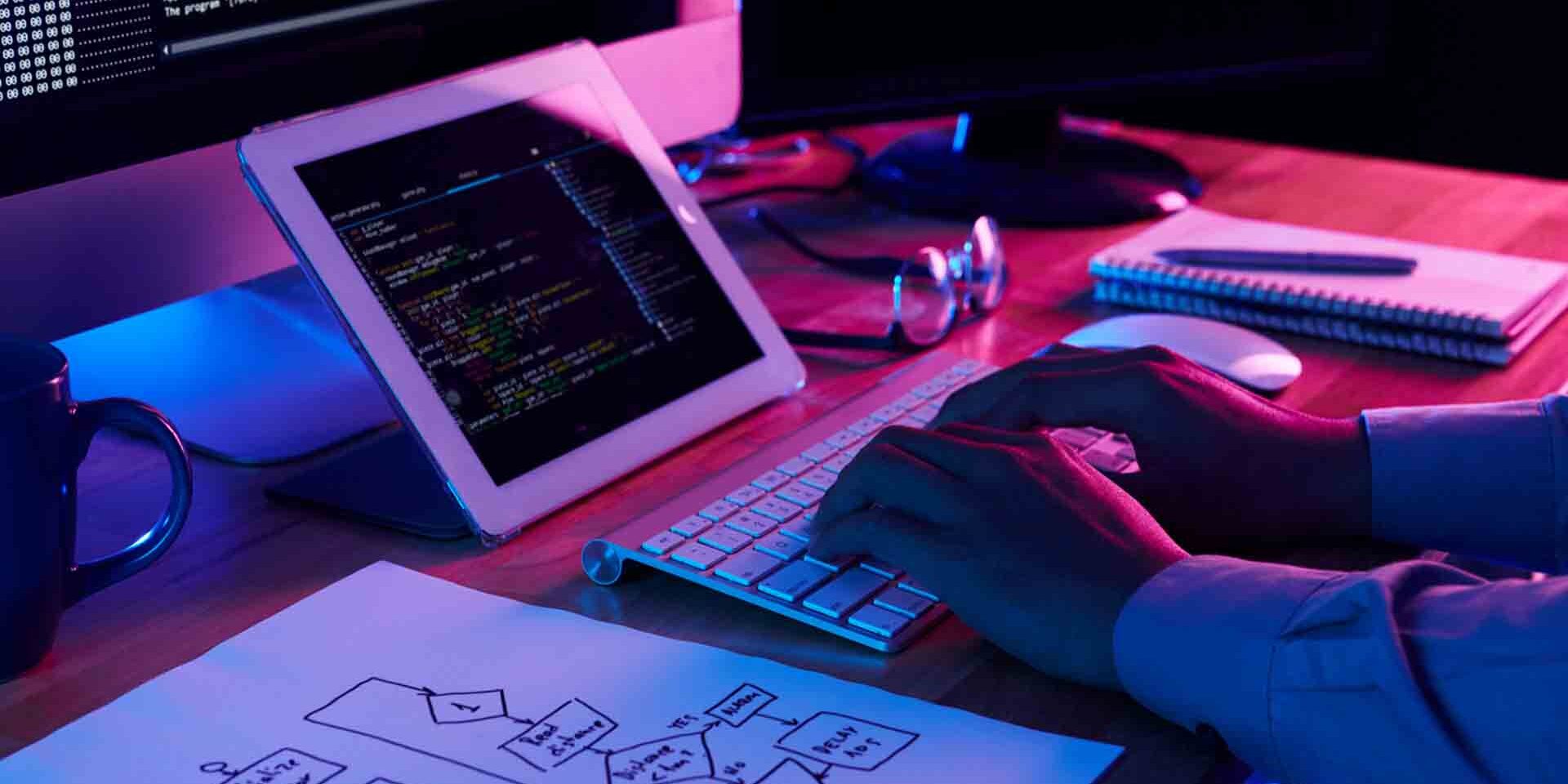 página de inicio de una web