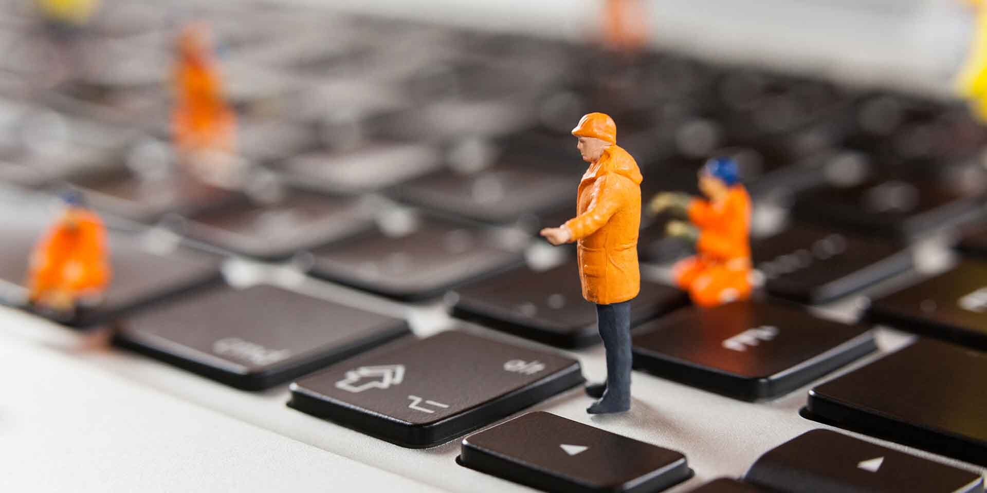 página web está desactualizada